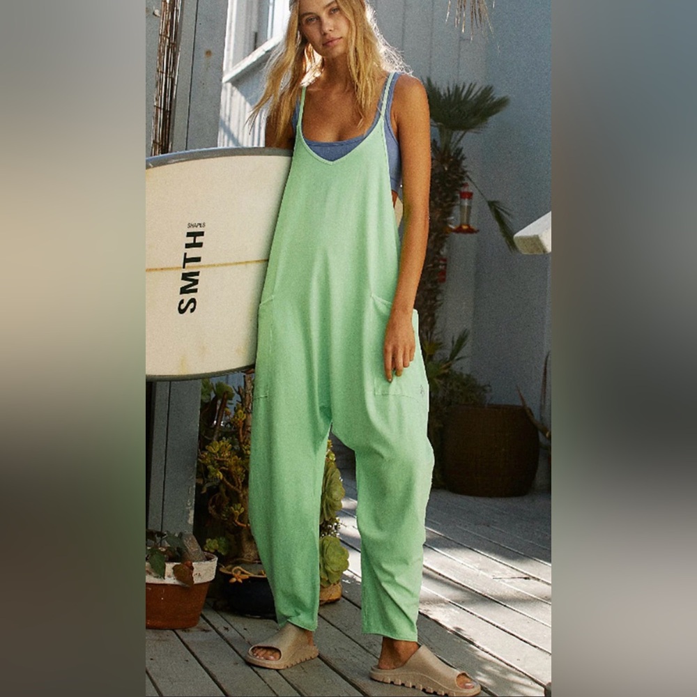 Free People Hot Shot Onesie Neon Green | EUC | Worn Once